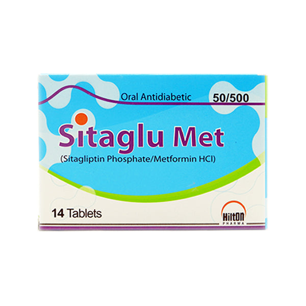Sitaglu Met XR Tablets 50/500mg (1 Box = 2 Strips) (1 Strip = 7 Tablets)