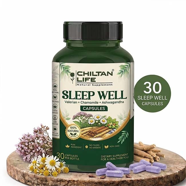 Sleep Well Capsule 100% Natural Sleep Well Tablets 30 Per Bottle 500mg - Mamasjan