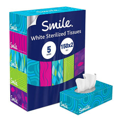 Smile Classic Facial White Tissues 150x2 Ply