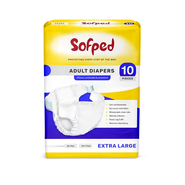 Sofped Adult Diapers size XL 10Pcs