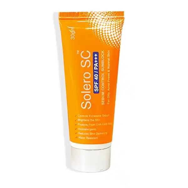 Solero Sunblock SPF 40 - Sebum Control 30g