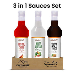 Soup Sauce Trio Pack (Pack of 3) - 800ml Bulk For HORECA Family, Hotels, Restaurants, Catering, Cafes - ChiltanPure