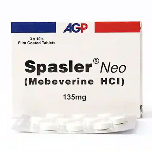 Spasler Neo Tablets 135mg (1 Box = 3 Strips) (1 Strip = 10 Tablets)