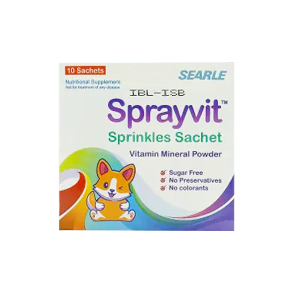 Sprayvit Sprinkles Sachets (1 Box = 10 Sachets)
