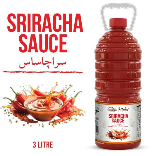 Sriracha Sauce 3 Liter Bulk For HORECA Family, Hotels, Restaurants, Catering ,Cafes - ChiltanPure