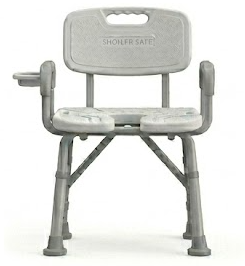 Premium Medical Shower Chair With Backrest - The Healthcare Shop Pakistan