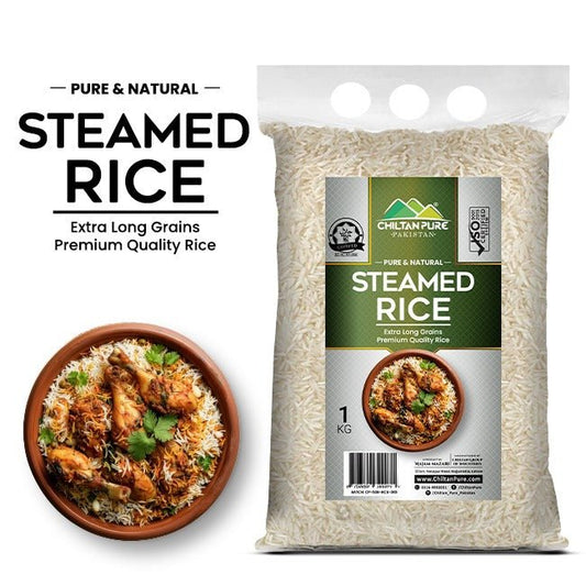 Steamed Rice - Extra Long Grains Premium Quality Rice - ChiltanPure