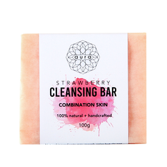 AURA STRAWBERRY CLEANSING BAR 100G Default Title - MamasJan Makeup