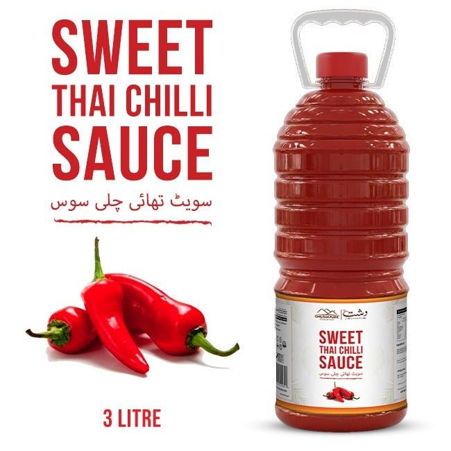 Sweet Thai Chilli Sauce 3 Liter Bulk For HORECA Family, Hotels, Restaurants, Catering ,Cafes. - ChiltanPure
