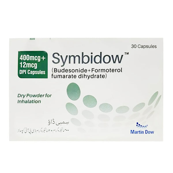 Symbidow Capsules 400mcg/12mcg (1 Box = 3 Strips) (1 Strip = 10 Capsules)