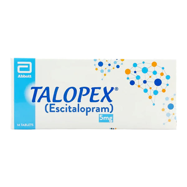 Talopex Tablets 5mg (1 Box = 1 Strip)(1 Strip = 14 Tablets)
