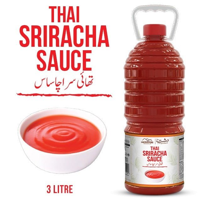Thai Sriracha Sauce 3 Liter Bulk For HORECA Family, Hotels, Restaurants, Catering ,Cafes. - ChiltanPure