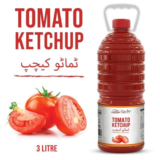 Tomato Ketchup 3 Liter Bulk For HORECA Family, Hotels, Restaurants, Catering ,Cafes. - ChiltanPure