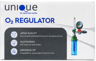 Unique O Regulator With Humidifier Bottle - The Healthcare Shop Pakistan