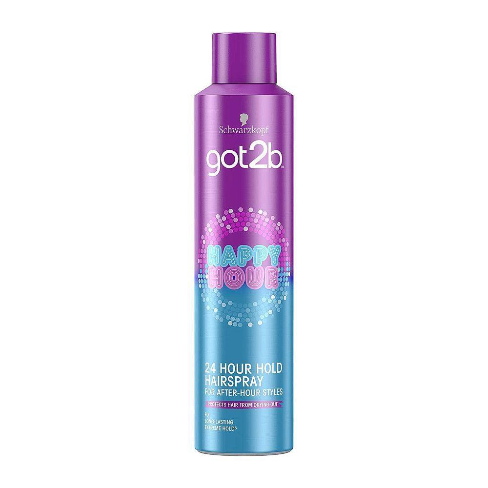 Schwarzkopf Hair Spray Got2B Happy Hour 24 Hour Hold 300Ml