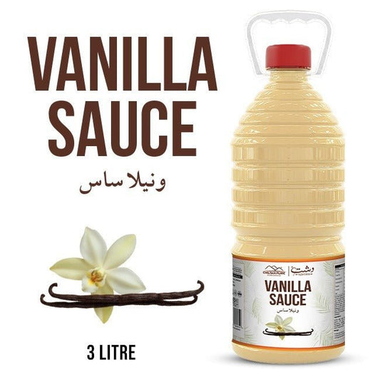 Vanilla Sauce 3 Liter Bulk For HORECA Family, Hotels, Restaurants, Catering ,Cafes. - ChiltanPure