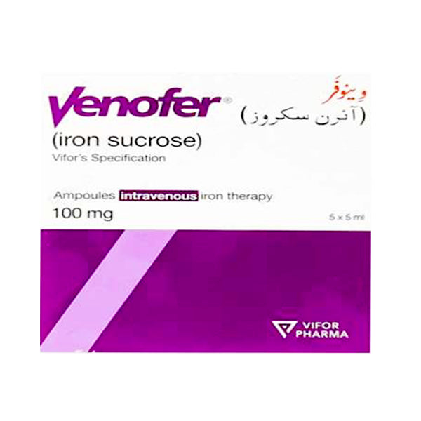 Venofer Iv Injection 100mg (1 Box = 5 Injection)