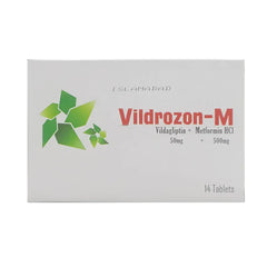 Vildrozon-M Tablets 50/500mg (1 Strip = 7 Tablets)
