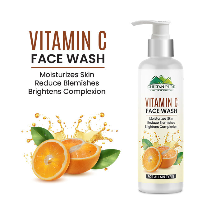 Vitamin C Face Wash – Reduces Dullness, Boosts Collagen, Brightens & Restores Skin