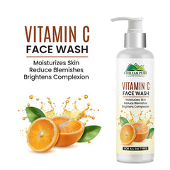 Vitamin C Face Wash – Reduces Dullness, Boosts Collagen, Brightens & Restores Skin