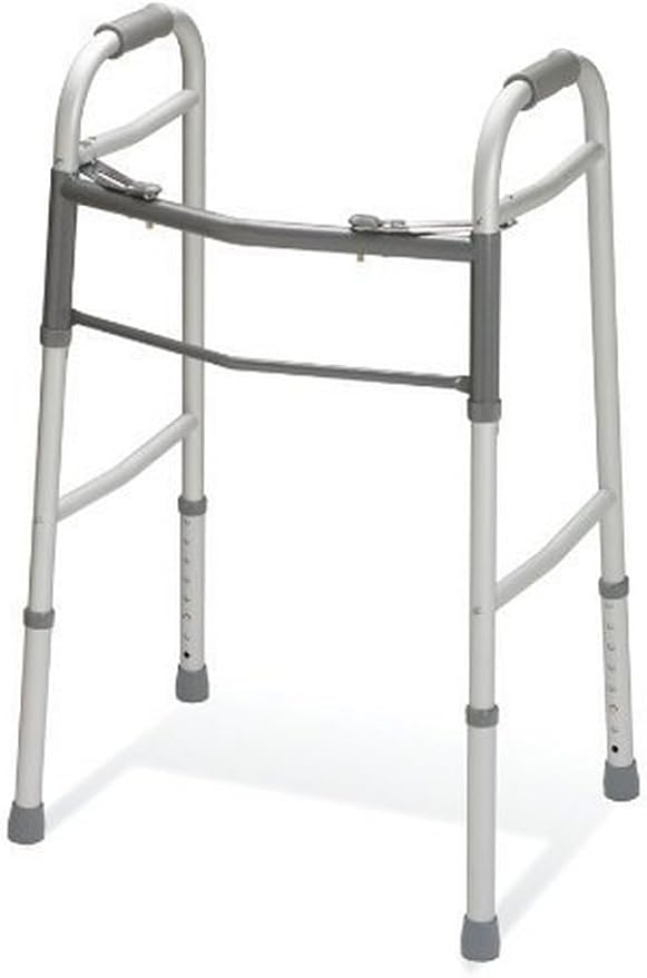 Walker 965 L Double Button Foldable Height Adjustable - The Healthcare Shop Pakistan