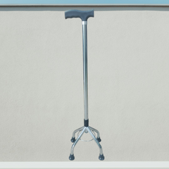 Walking Stick 4 Pad Quad Cane Local 932 A - The Healthcare Shop Pakistan