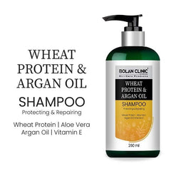 Wheat Protein & Argan Oil Shampoo - Mamasjan