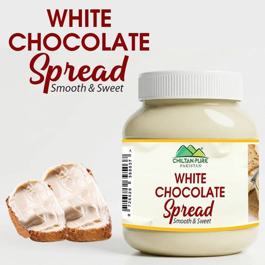 White Chocolate Spread / وائٹ چاکلیٹ اسپریڈ / Gross weight 432gm± - ChiltanPure