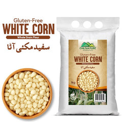 White Corn Flour / سفید مکئی کا آٹا / Safaid Makkai Ka Atta / 1kg - ChiltanPure