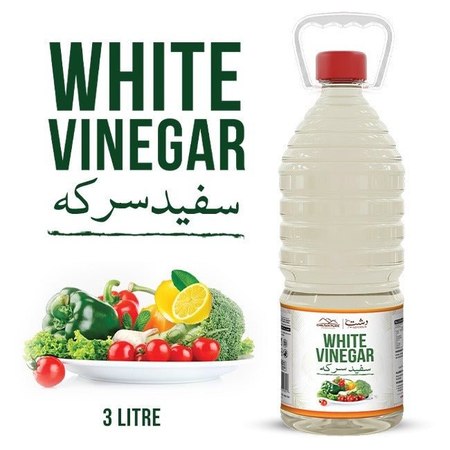 White Vinegar 3 Liter Bulk For HORECA Family, Hotels, Restaurants, Catering ,Cafes. - ChiltanPure