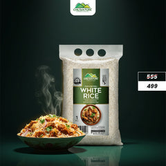 White Rice / (سفید چاول) / Premium Extra Long GrainFluffy Texture Natural Aroma 1kg