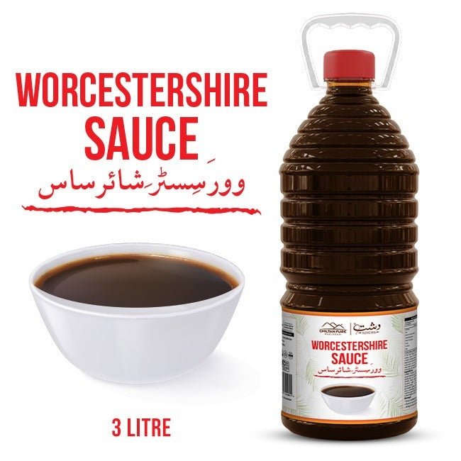 Worcestershire Sauce 3 Liter Bulk For HORECA Family, Hotels, Restaurants, Catering ,Cafes. - ChiltanPure