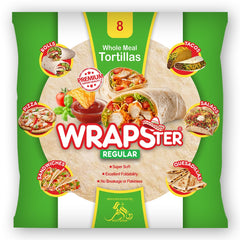WRAPSTER WHOLEMEAL REGULAR TORTILLAS Default Title - MamasJan Grocery