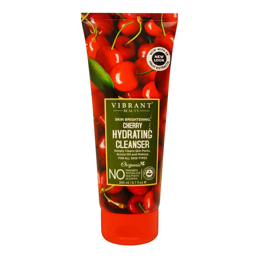 VIBRANT HYDRATING CHERRY CLEANSER 200 ML Default Title - MamasJan skincare