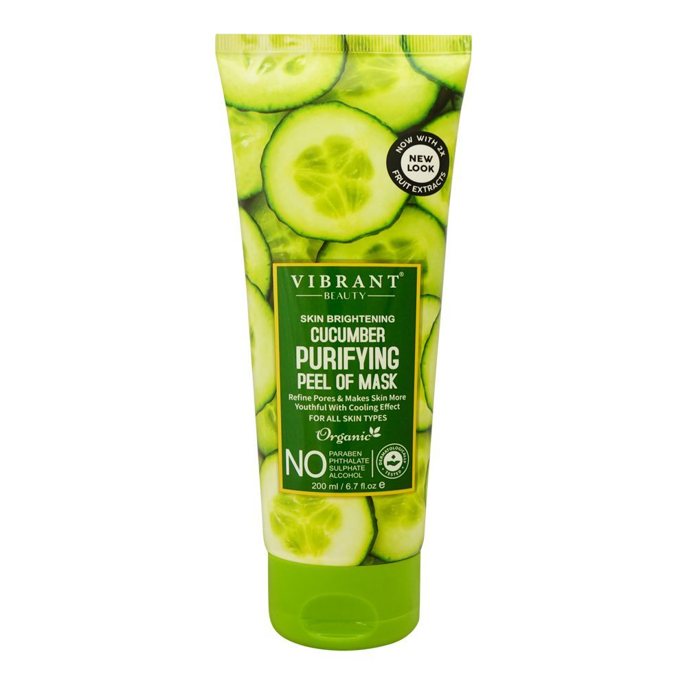 VIBRANT BEAUTY CUCUMBER PEEL OF MASK 200 ML Default Title - MamasJan skincare