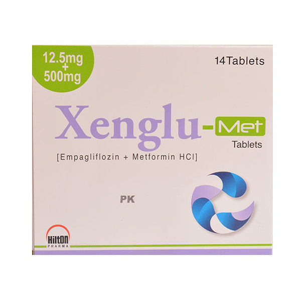 Xenglu-Met Tablets 12.5/500mg (1 Strip = 14 Tablets)
