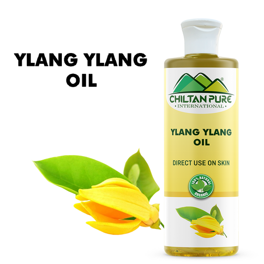 Ylang Ylang Oil - Enhances mood, improves skin health, Boosts digestion - 100% pure organic [Infused]