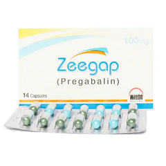 Zeegap Capsules 100mg (1 Box = 2 Strips) (1 Strip = 14 Capsules)
