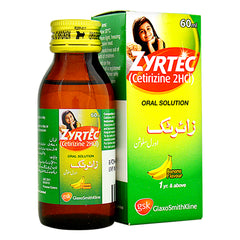Zyrtec 60ml Syrup 5mg/5ml