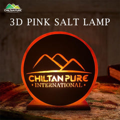 3D Pink Salt Lamp [Large] – Live natural, perfect piece that purifies air & relieves stress, Reduces allergy & asthma – 100% pure natural salt lamp - Mamasjan
