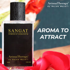 Sangat Natural Perfume -Made With Geranium - A Powerful Fragrance to Inspire!!