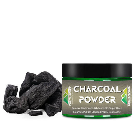 Activated Charcoal Powder – Best Exfoliator for Dead Cells on Skin & Amazing Teeth Whitener [چارکول] - Mamasjan