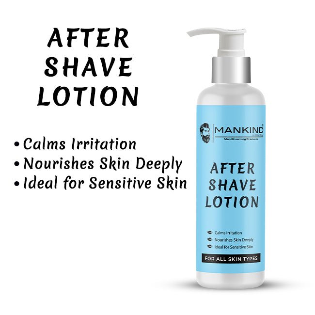 After Shave Lotion – Nourishes Skin Deeply, Ideal For Sensitive Skin, Calms Irritation & Razor Burns - Mamasjan