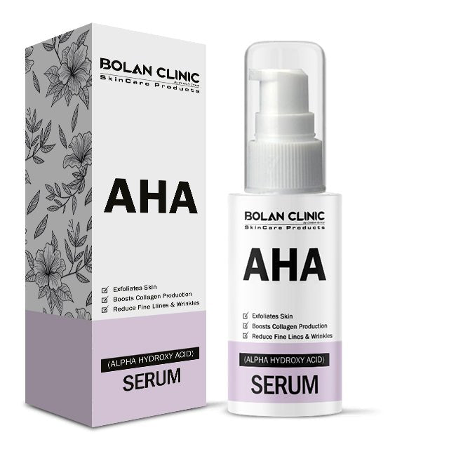 AHA (Alpha Hydroxy Acid) Serum - Exfoliates Dead Skin, Boosts Collagen Production, and Reduces Fine Lines & Wrinkles! - Mamasjan