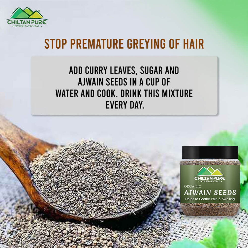 Ajwain Seeds – Balance your body, mind & spirit, promotes lower blood pressure, contains anti-inflammatory properties, improves cholesterol level – pure organic - Mamasjan