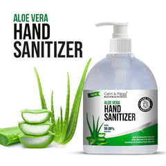 Aloe Vera Hand Sanitizer - Handy Protection, Kills 99% of Germs, Moisturizes, and Soothes Hands! - Mamasjan
