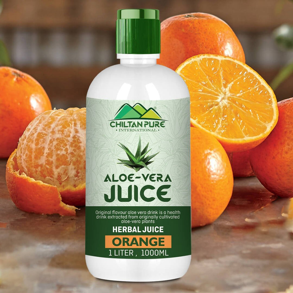 Aloe Vera Juice Orange flavour Aloe Vera Juice [Orange Flavor]- Enriched with Vitamin C (ایلو ویرا) - Mamasjan