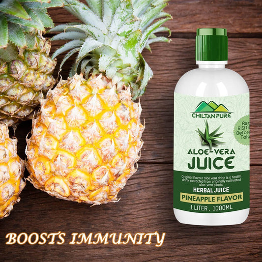 Aloe Vera Juice [Pineapple Flavour] – Natural Hydrator, Better Liver Function & Nutritious Booster [ایلو ویرا] - Mamasjan