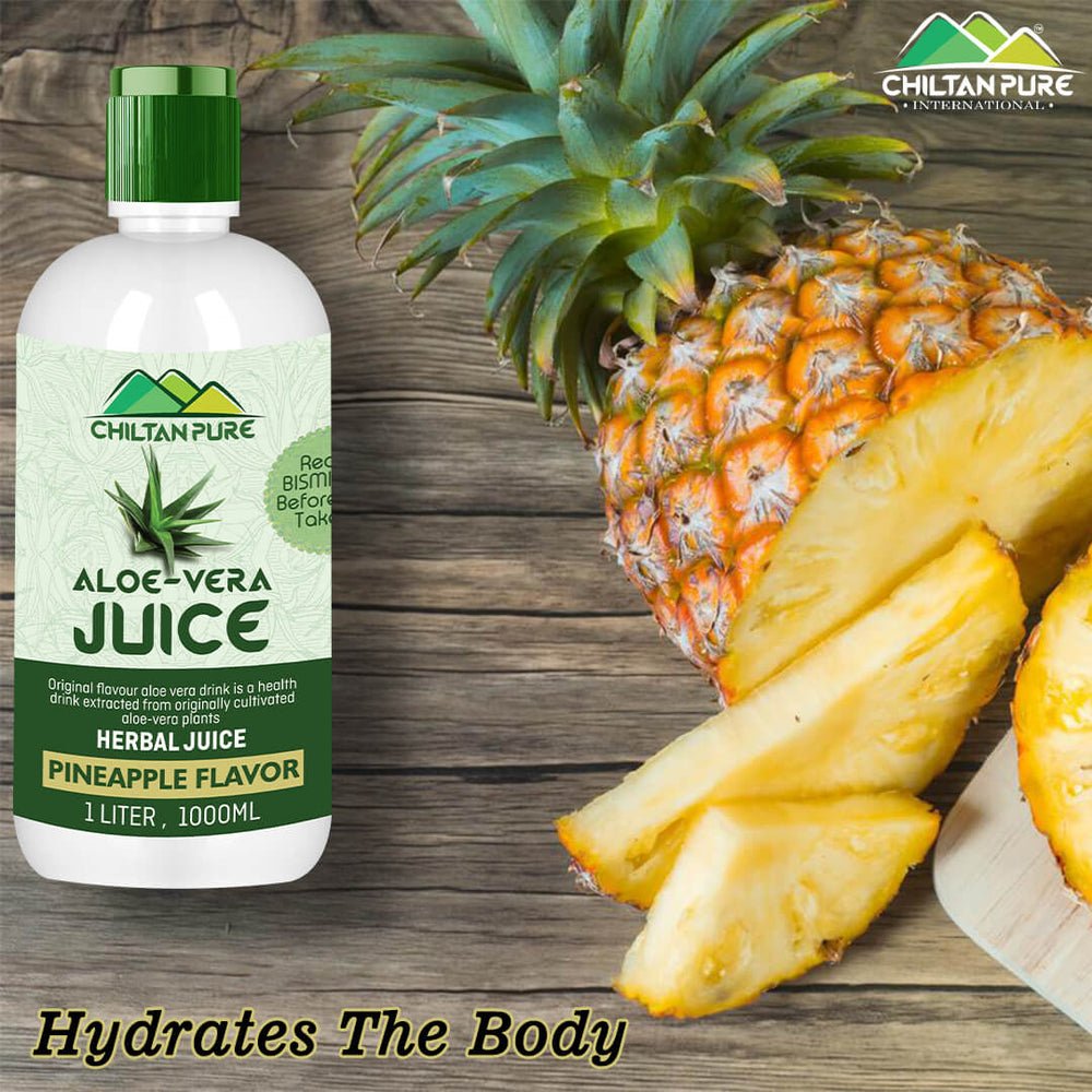 Aloe Vera Juice [Pineapple Flavour] – Natural Hydrator, Better Liver Function & Nutritious Booster [ایلو ویرا] - Mamasjan