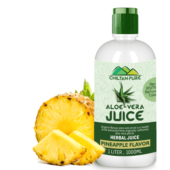 Aloe Vera Juice [Pineapple Flavour] – Natural Hydrator, Better Liver Function & Nutritious Booster [ایلو ویرا] - Mamasjan